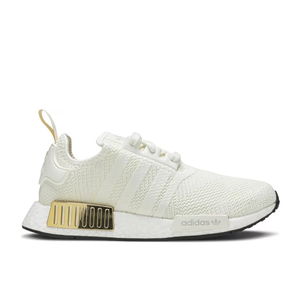 Adidas 2019 NMD R1 Off-White Gold (Size W 6.5 fits like 7-7.5) - HARD TO FIND